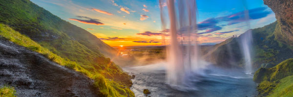 Sejlandsfoss-vandfaldet, Island Sejlandsfoss-vandfaldet, Island