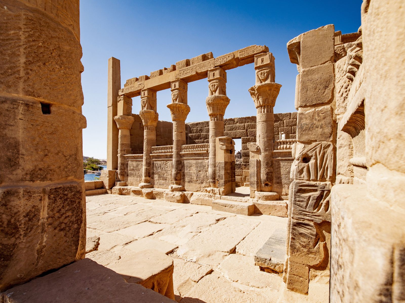 Philae-templet i Aswan, Egypten
