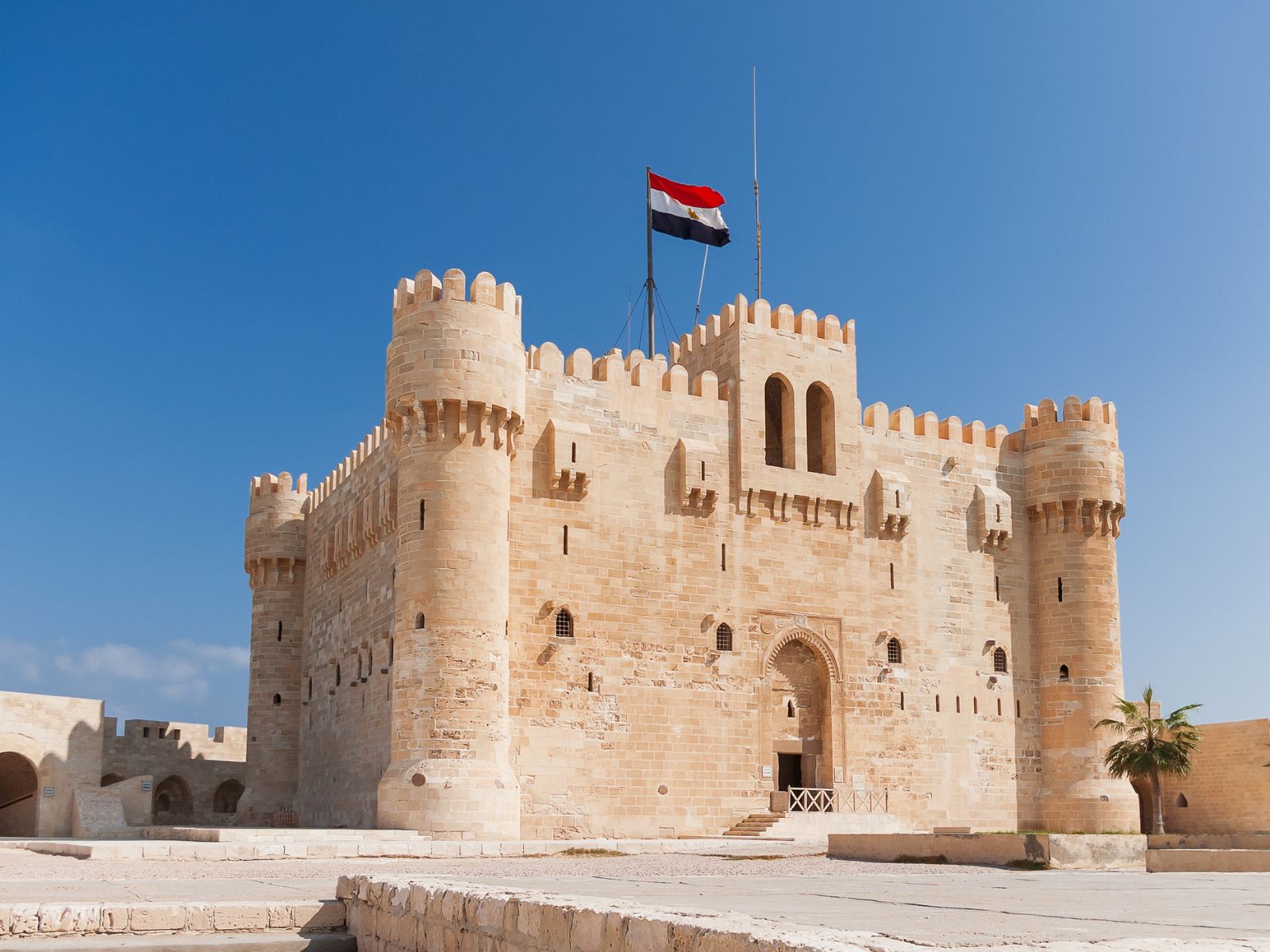 Qaitbay-fæstningen i Alexandria, Egypten