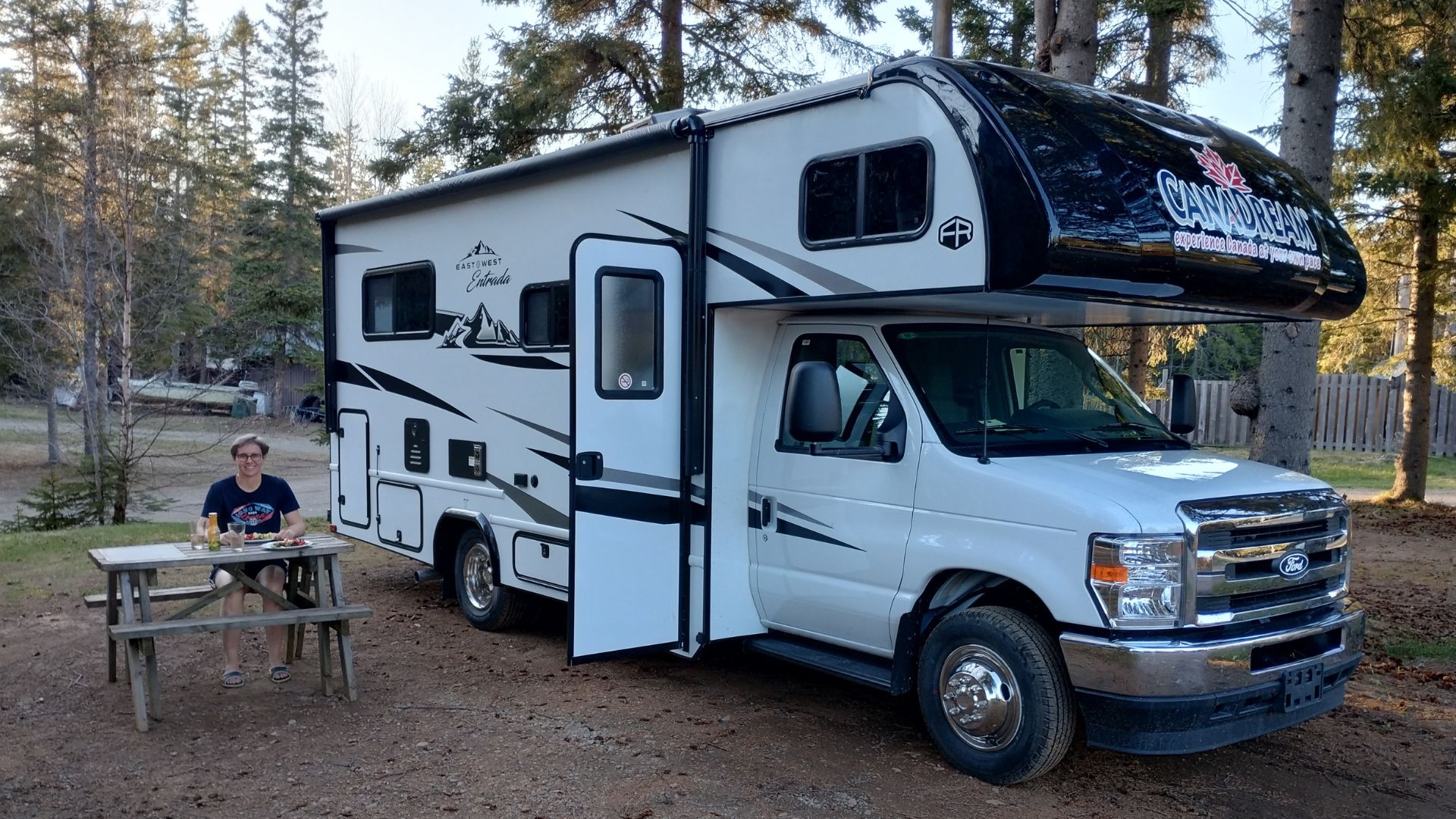 På tværs af Canada i autocamper