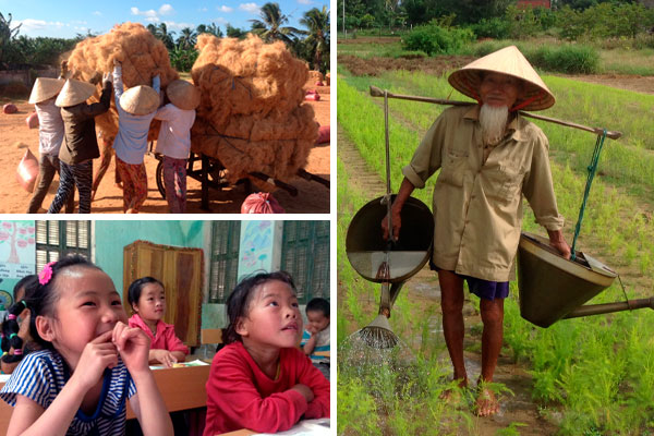 Tre hverdagsbilleder fra Vietnam Tre hverdagsbilleder fra Vietnam