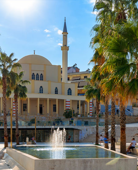 Torvet i Durres, Albanien Torvet i Durres, Albanien