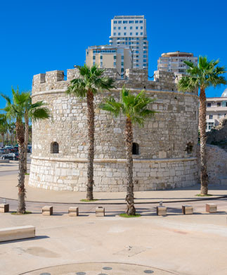 Det venetianske tårn i Durres, Albanien Det venetianske tårn i Durres, Albanien