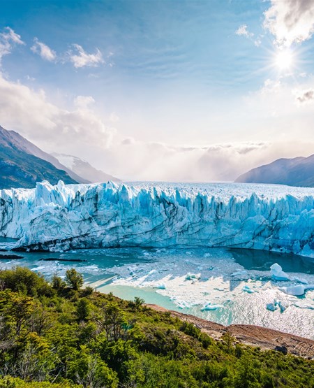 Fantastisk udsigt over Perito Moreno gletsjeren i Los Glaciares National Park