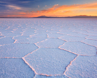 Uyuni saltslette, Bolivia