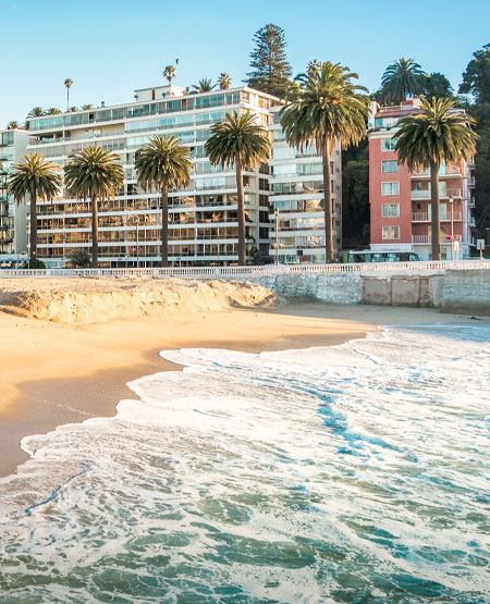 Viña del Mar strand, Chile