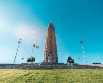 Mindesmærket for landets nationalhelt, José Martí på Revolutionspladsen i Havana