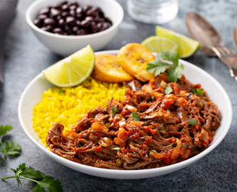 Den klassiske cubanske ret Ropa Vieja