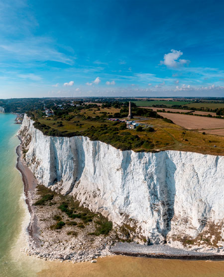 Dovers hvide klipper, England