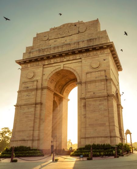 Triumfbuen India Gate i New Delhi i Indien