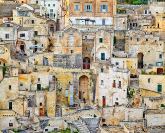 Huse i Matera, Italien