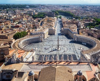 Udsigt over Rom, Italien