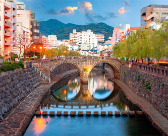 Downtown Nagasaki, Japan Downtown Nagasaki, Japan