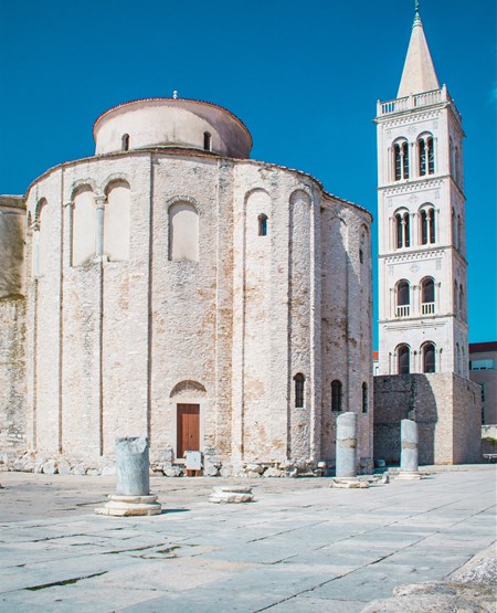 St. Marys kirke i Zadar i Kroatien