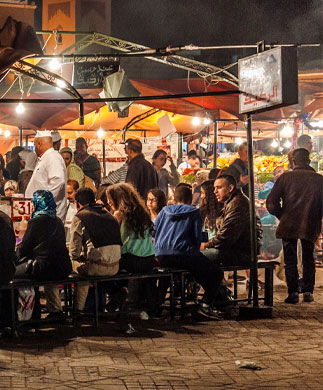 Djemaa El Fna-pladsen, Marrakech, Marokko