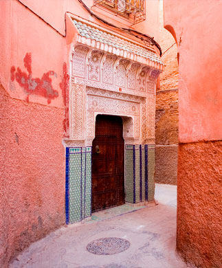 Gade i Marrakech, Marokko