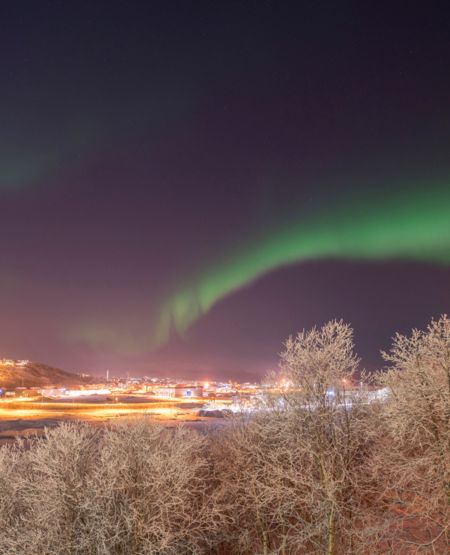 Nordlys over Kirkenes by