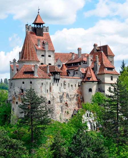 Branslottet nær Brasov, Rumænien Branslottet nær Brasov, Rumænien