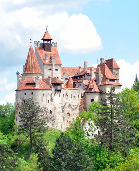 Branslottet nær Brasov, Rumænien Branslottet nær Brasov, Rumænien