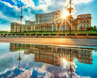 Parlamentet i Bukarest, Rumænien Parlamentet i Bukarest, Rumænien