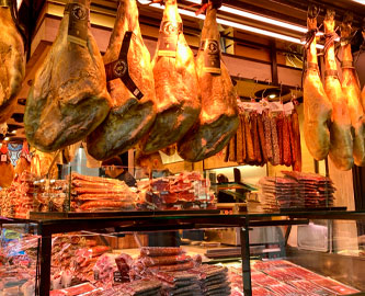 La Boqueria, Barcelona Spanien