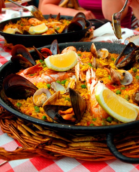 Paella, Barcelona, Spanien