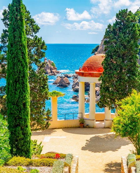 Blanes botanisk have, Spanien