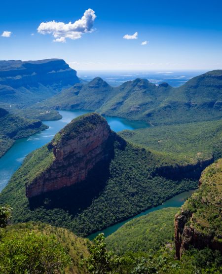 En af verdens største kløfter Blyde River Canyon i Sydafrika