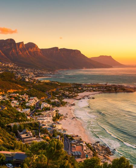 Smuk udsigt over stranden ved Cape Town, Sydafrika