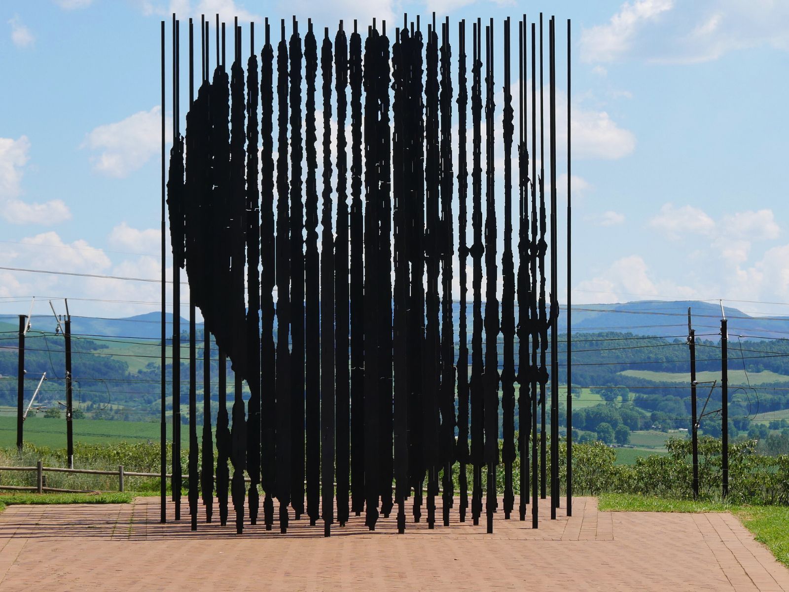 Monument til ære for Nelson Mandela i Sydafrika