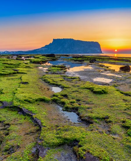 Sunrise Peak ved Seongsan Ilchulbong på jeju Island