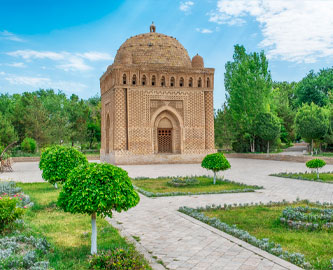 Ismail Samani-mausolæet, Bukhara, Usbekistan Ismail Samani-mausolæet, Bukhara, Usbekistan