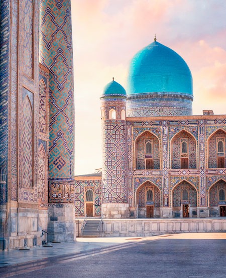 Registan-pladsen, Samarkand, Usbeskistan Registan-pladsen, Samarkand, Usbeskistan