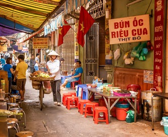 Hanoi gade-liv, Vietnam Hanoi gade-liv, Vietnam