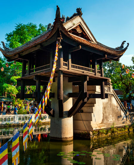 Én-søjle-pagoden, Hanoi, Vietnam Én-søjle-pagoden, Hanoi, Vietnam