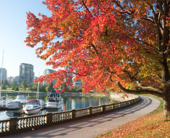 Stanley Park i Vancouver, Bristish Columbia, Canada
