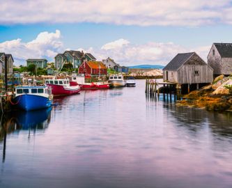 Peggys Cove i Nova Scotia, Canada