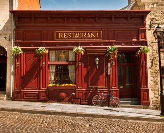 Restaurant i Montreals gamle bydel