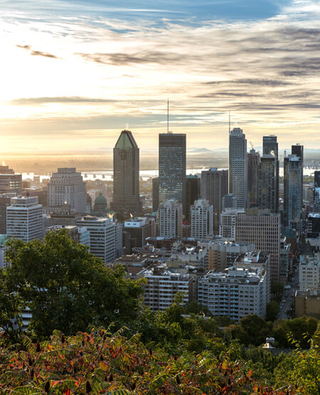Skyskrabere i Montreal i Canada
