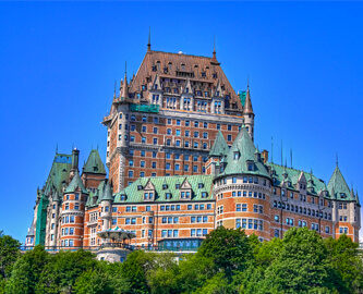 Chateau Frontenac i Quebec City, Canada