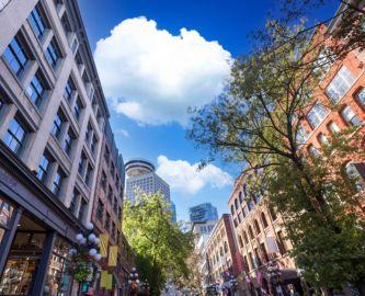 Gade i Vancouvers old Gastown District