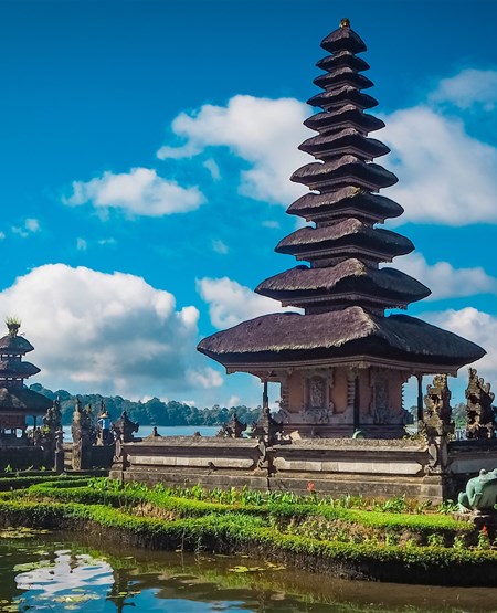 Tempel ved Munduk på Bali