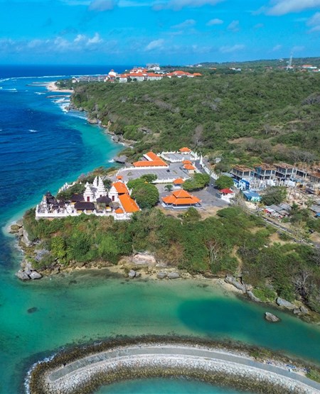 Geger Beach ved Nusa Dua, Bali