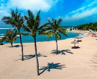 Stranden i Nusa Dua, Bali