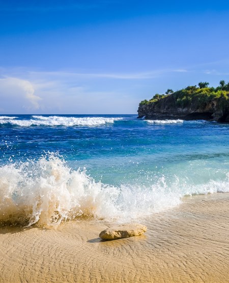 Stranden i Nusa Lembongan, Bali