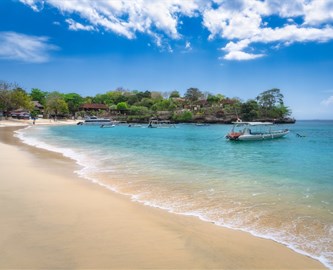 Stranden i Nusa Lembongan, Bali