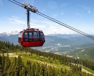 Svævebane i Whistler, Canada Svævebane i Whistler, Canada