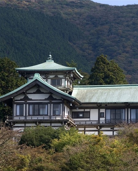 Smuk ryokan i Hakone, Japan