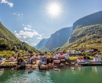 Undredal nær Flåm, Norge Undredal nær Flåm, Norge